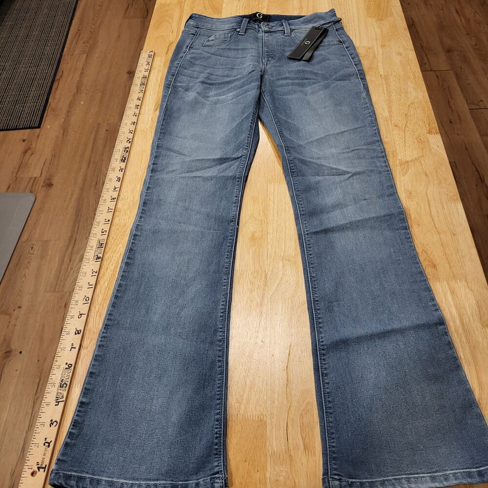 NWT G By Giuliana Denim Jeans Medium Wash Rayon Cotton Blend Small 28" Waist - Picture 2 of 12